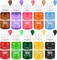 JDiction ResinCrete Pigment, 10 Color Highly Concentrated ResinCrete Dye for DIY Jewelry Making, Vivid Color Premium Quality Easy to Use for Paint, Craft-10ml Each